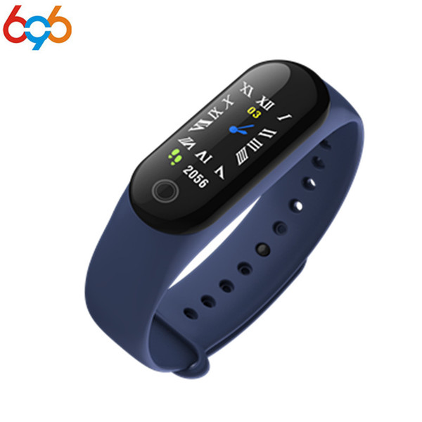 696 Smart Bracelet Band Fitness Bracelet Wristband Color Screen Heart Rate Tracker Blood Pressure PK Mi Band 3 Smart Watch