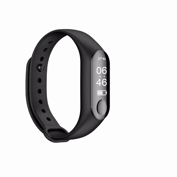 New M3 Smart Bracelet Watch Waterproof Step Counter Sports Heart Rate Blood Pressure Multifunction Sports Bracelet