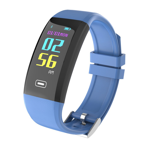 696 2018 X4 Smart Bracelet Passometer Color LCD Heart Rate Blood Pressure Oxygen