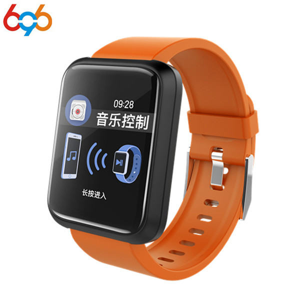 696 Smart Watch Bracelet HD color large screen heart rate monitoring blood pressure oxygen timing measurement For Android IOS