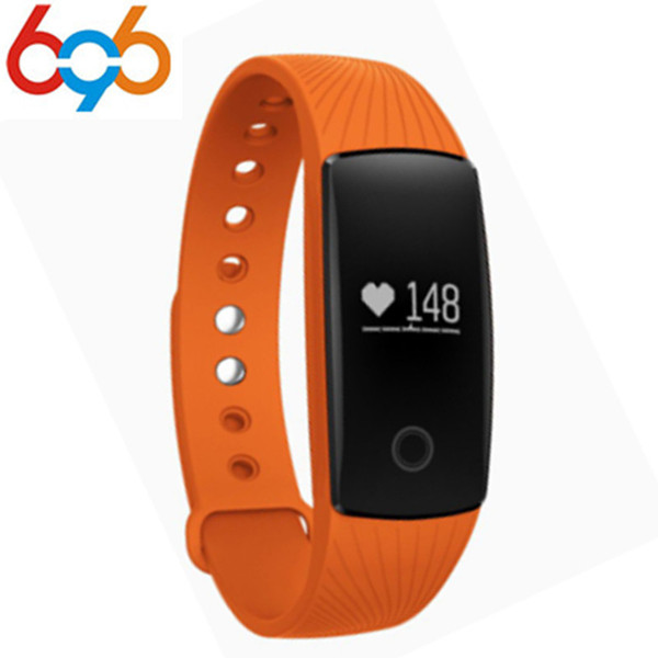 696 ID107 Smart Bracelet Smart Wrist band Heart Rate Monitor Wristband Fitness Tracker remote camera for Android iOS P