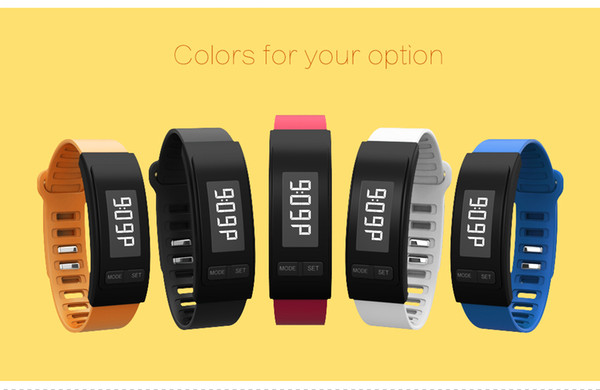 H4 pedometer intelligent movement Bracelet calorie watch travel time display motion meter step health electronic watch