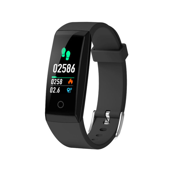 W8 OTA Automatic Heart Rate Monitor Smart Bracelet Pedometer Tracker Smart Watches Color Screen Smartwatch For iPhone Android Phone Watch