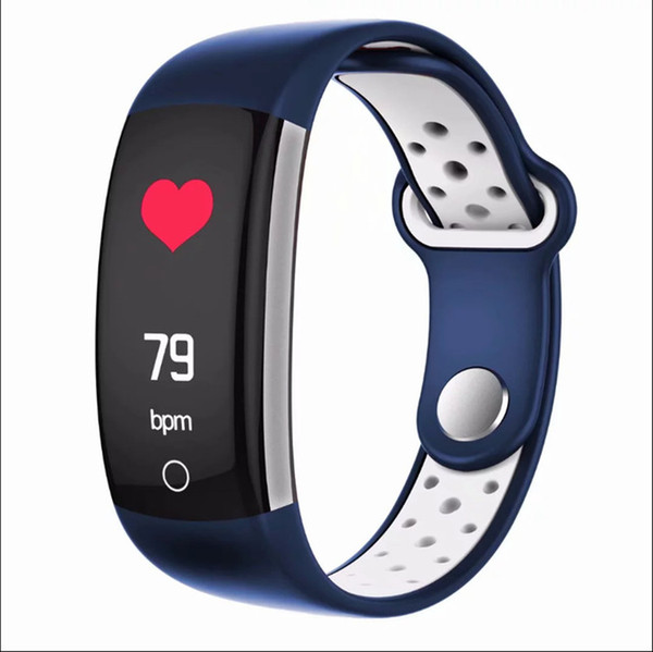 Q6 Fitness Tracker Smart Bracelet HR Blood Oxygen Monitor Smart Watches Blood Pressure Waterproof IP68 Smart Wristwatch For Android iPhone