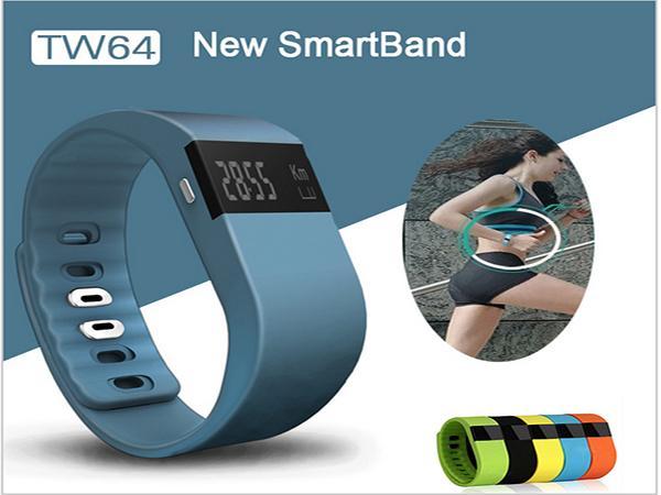 New Bluetooth Smartband TW64 Pedometer Fitness Tracker Smart Wristband Sport Bracelet For IOS Android TW64 Smart Band VS Mi Band