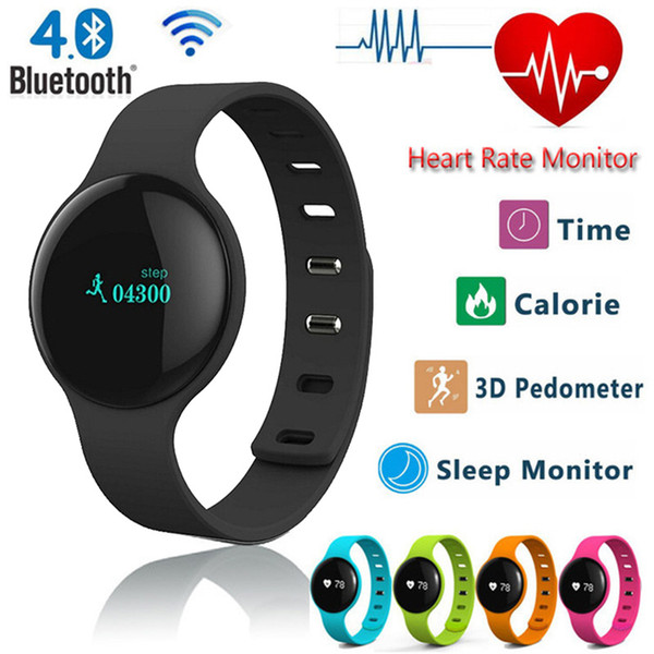 New Heart Rate Smart Bracelet H8 Pro Pedometer Fitness Tracker Smart Band For IOS Android Wristband VS Mi band 2 ID107 Smartband