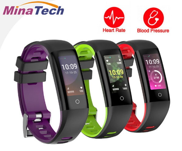 G16 TFT0.96 inch Color Screen Heart Rate Blood Pressure Monitor Smart Bracelet Pedometer Sports Fitness Bracelet for IOS/Android