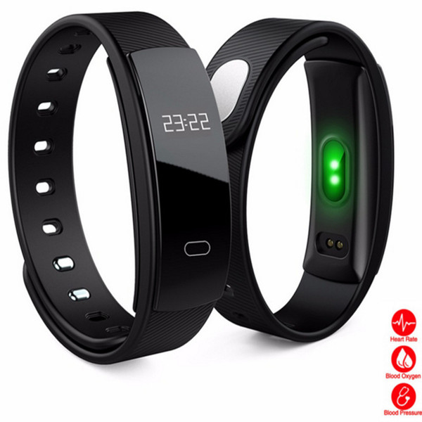 2018 Factory QS80 Smart Band Heart Rate Monitor Blood Pressure Monitor Smart Wristband Fitness Tracker Smart Bracelet for IOS Android