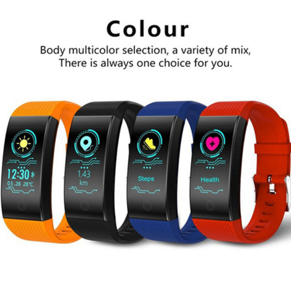 2018 QW18 Smartwatch 2018 Smart Health Fitness Tracker Wrist band Heart Rate Monitor Pulsometer Smart Bracelet Clock Watch IP68 DHL