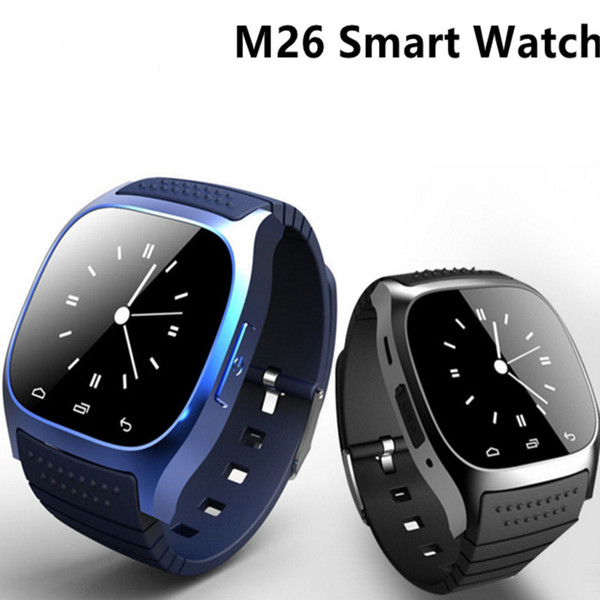 M26 smartwatch Wirelss Bluetooth Smart Watch Phone Bracelet Camera Remote Control Anti-lost alarm Barometer V8 A1 U8 watch for IOS Android