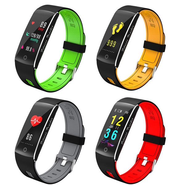 Newest Corol Smart Movement Bracelet F10 Sports Pedometer waterproof IP68 Swimming smart band Heart rate Monitor Fitness track Wristband F07