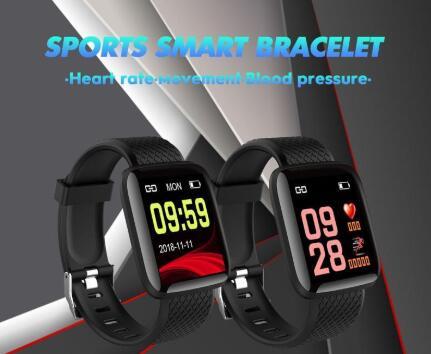 116 Plus Smart watch Bracelets Fitness Tracker Heart Rate Step Counter Activity Monitor Band Wristband Waterproof For Android IOS