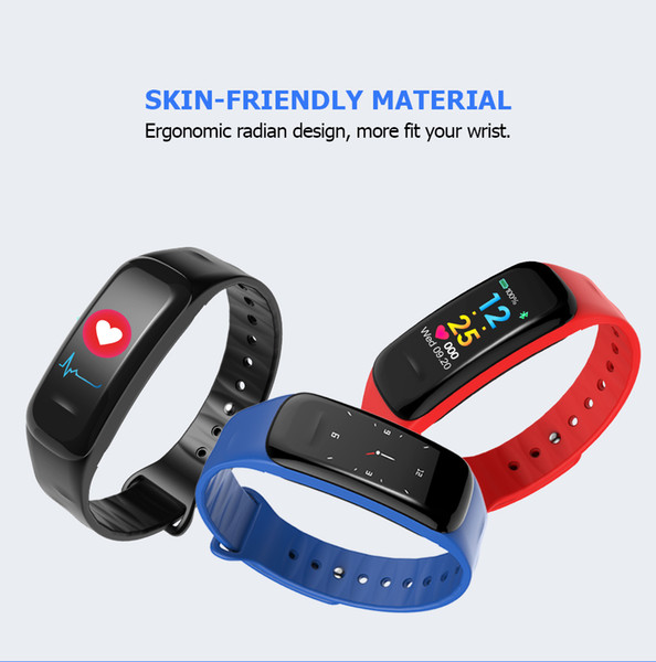 C18 Smart Bracelet ECG Fitnes Pulseira Inteligente Blood Pressure APP Wristband Pedometer SMART Activity Tracker