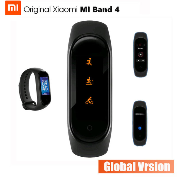 In Stock Global version Xiaomi Mi Band 4 Smart Color AMOLED Screen Bracelet Heart Rate Fitness Tracker Bluetooth5.0 Waterproof Miband4