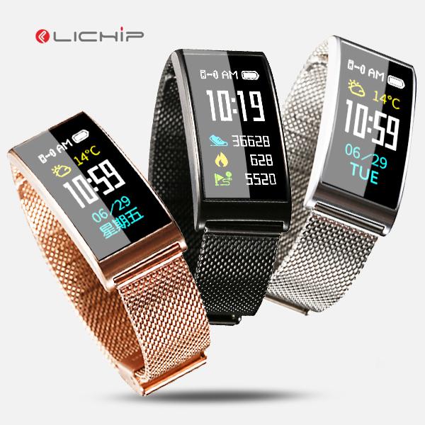 LICHIP L268 smart bracelet homme montre elógio Relogio inteligente wristband for android ios phone with heart Waterproof X3 smart band