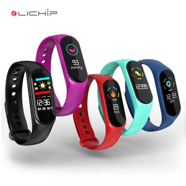 LICHIP L211 smart wristband luxury designer bracelet watch smart bracelet reloj inteligente fitness tracker heart rate monitor