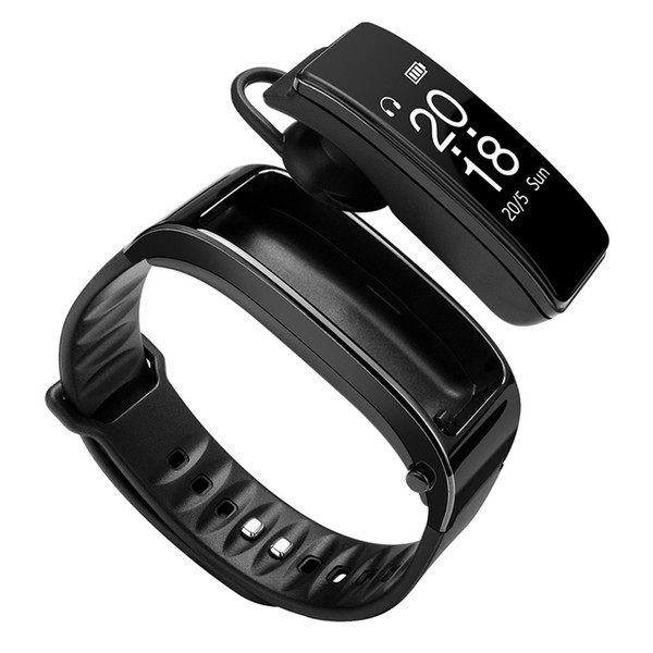 Bluetooth headset smart bracelet call bracelet watch heart rate monitor sleep call reminder answer phone music play alarm reminder