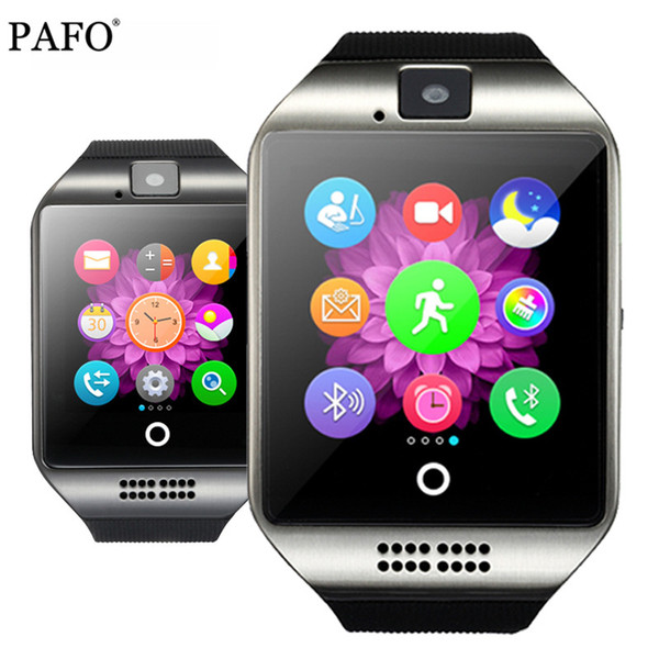 Bluetooth Smart Watch Men Q18 With Touch Screen Big Battery Support TF Sim Card Camera for Android Phone Smartwatch