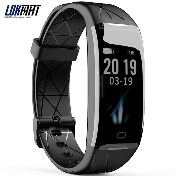 LOKMAT Sport Smart Bracelet Heart Rate Monitor Color Screen IP67 Fitness Tracker Smart Band Information remind For android ios