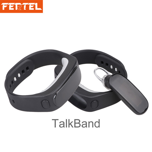 Smart band TalkBand B1 Bluetooth Headset Earphone Smart Bracelet Wristband Waterproof Fitness Tracker for iOS Android phone