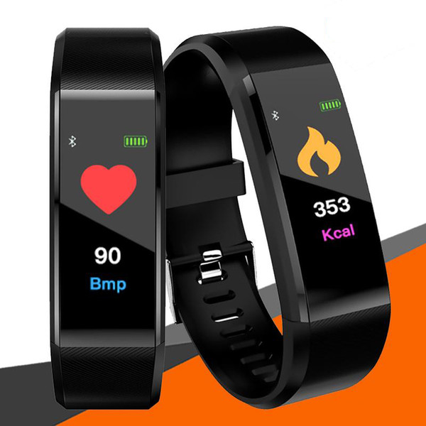 ID115 Bluetooth Smart Wristband Pedometer Band Fitness Tracker Bluetooth 4.0 Wristband Step Counter Sleep Monitor Bracelet Sport PK FITBIT