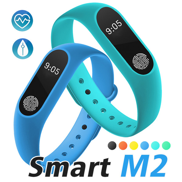 M2 Fitness Tracker Watch Band Heart Rate Monitor Waterproof Activity Tracker Smart Bracelet Pedometer Call Remind Health with Package