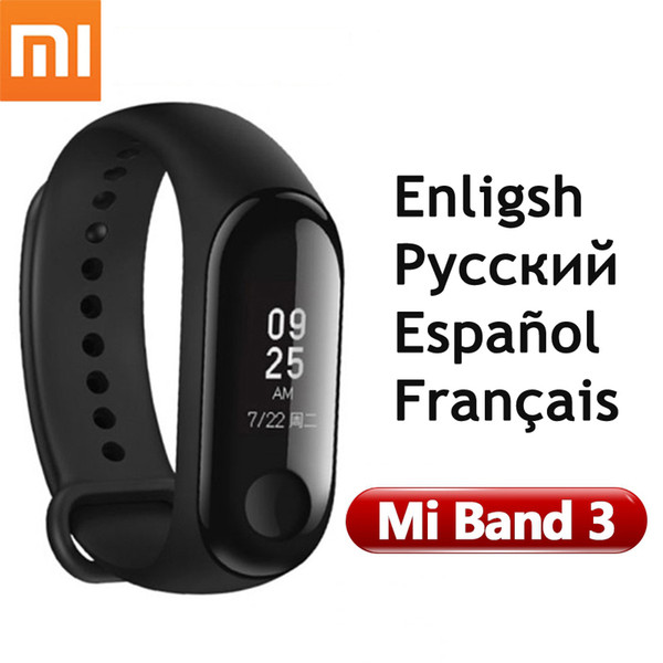 2018 New Original Xiaomi Mi Band 3 Mi Band 2 MiBand 3 With OLED Big Touch Screen Smart Wristbands Bracelet Heart Rate Fitness