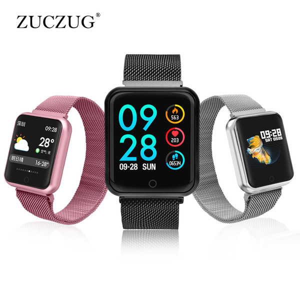 P68 Smart watch band IP68 Waterproof Multi-sport mode wristband Smart Reminder heart rate band Multi-language watch