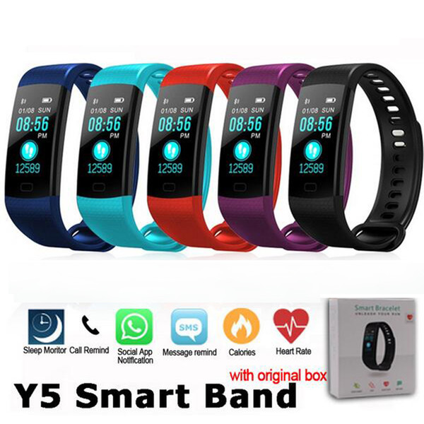 Smart Band Watch Color Screen Wristband Heart Rate Activity Fitness tracker Smart Electronics Bracelet for iphone Samsung