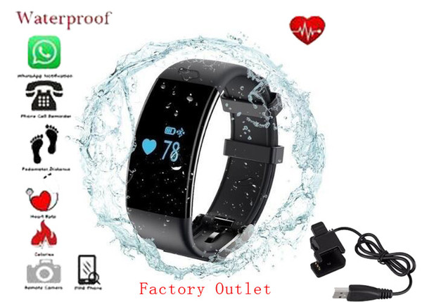 Free Dfit D21 Smart Bracelet Wristband Bluetooth IP68 Waterproof heart rate Monitor Sport Wristlet Tracker For iphone ios android smartphone