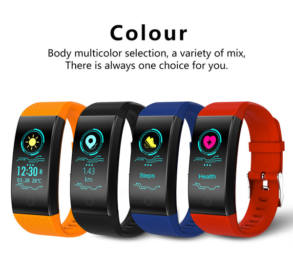 Top Y5 Smart Bracelet Wristband Fitness Tracker Color Screen Heart Rate Sleep Pedometer Sport Waterproof Activity Tracker for iPhone Samsung