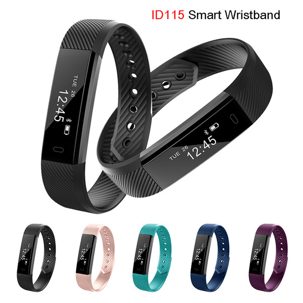 Veryfit ID115 Smart Bracelet Fitness Tracker Step Counter Activity Monitor Band Alarm Clock Vibration Wristband for iphone Android phone