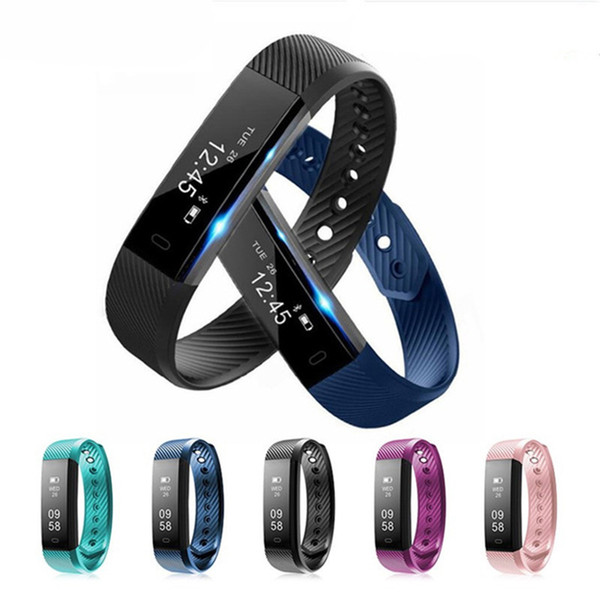 ID115 HR Diggro Smart Bracelet Heart Rate Monitor Activity Tracker Smart Band Waterproof Wristbands For IOS Android VS Fitbit