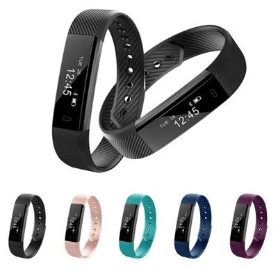 ID115 Smart Bracelets Fitness Tracker Step Counter Activity Monitor Band Alarm Clock Vibration Wristband for iphone Android phone