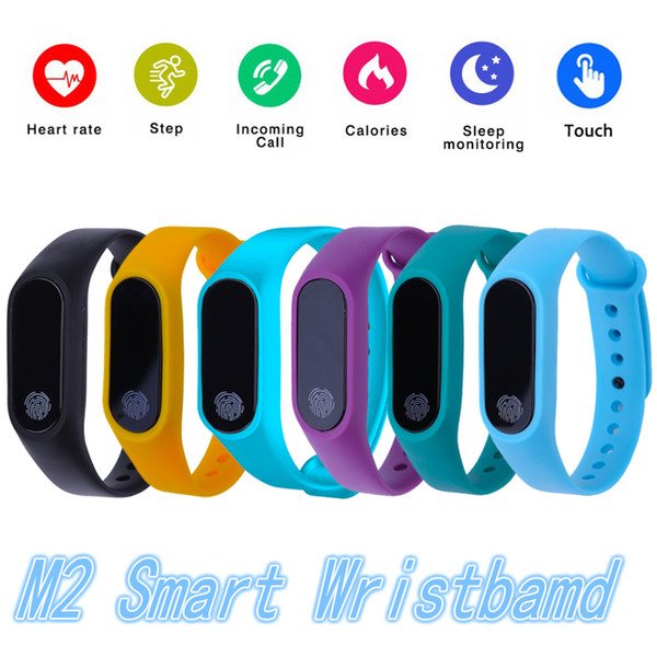 M2 Bluetooth Fitness Tracker Bracelet Smart Band Fitness Sleep Tracker Heart Rate Monitor Pedometer Smart Wristband Android IOS