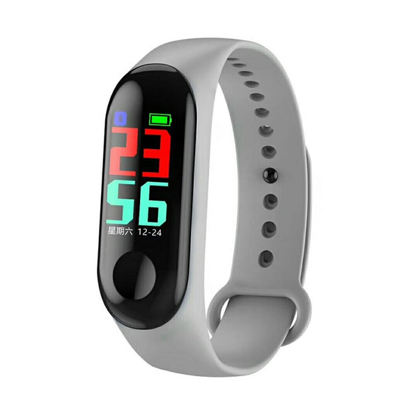 M3 Smart Band Sport Fitness Smart Bracelet Heart Rate Blood Pressure Monitor IP67 Waterproof Fitness Tracker for IOS Android Top AAA Quality