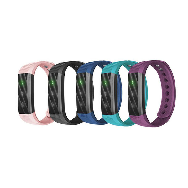 Bluetooth Smart Bracelet Fitness Tracker Step Counter Activity Monitor Smart Sports Wristband Life-level Waterproof With Retail Packing