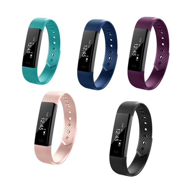 ID115Hr Smart Wristbands Heart Rate Version Heart Rate Monitoring Incoming Calls Push Pedometer Alarm Reminder