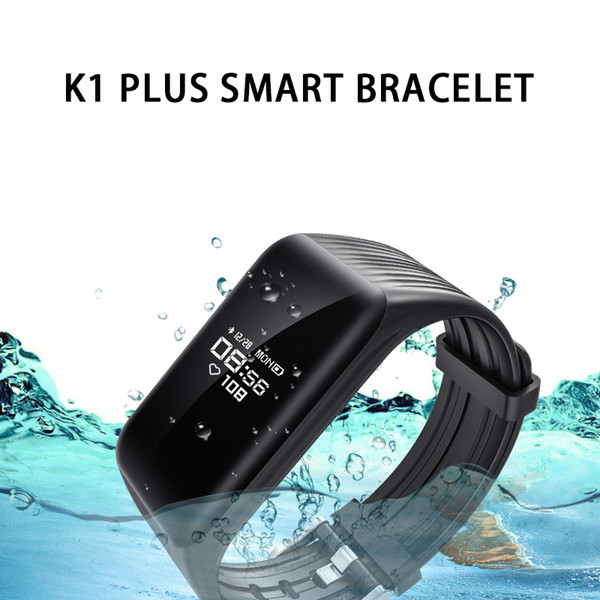 2019 Hot Sale New K1 plus Smart Band Fitness Bracelet Real Time Watch Heart Rate Monitor Waterproof Activity Tracker Smart Wristband