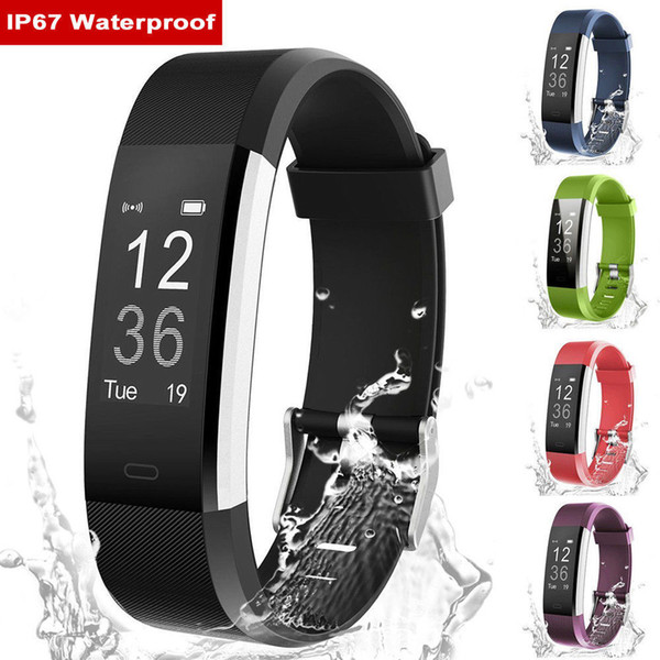 Smart Watch Wristband Bracelet Fitness Tracker Blood Pressure Heart Rate Monitor Smartband Activity Tracker For IOS Android Smart Phone