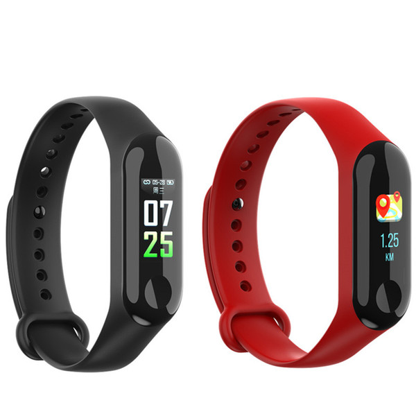 Fitness Smart Bracelet Color Screen IP67 Waterproof Blood Pressure Oxygen Smart Wristband long-time Standby For Android IOS