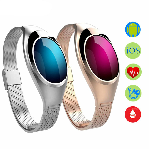 Z18 Smart Bracelet Band Blood Oxygen Heart Rate Call reminder Luxury Fashion Wristband band Wrist Watch for Woman