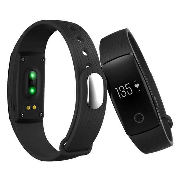 ID107 Bluetooth Smart Bracelet smart band Heart Rate Monitor Wristband Fitness Tracker remote camera for Android iOS OTH304