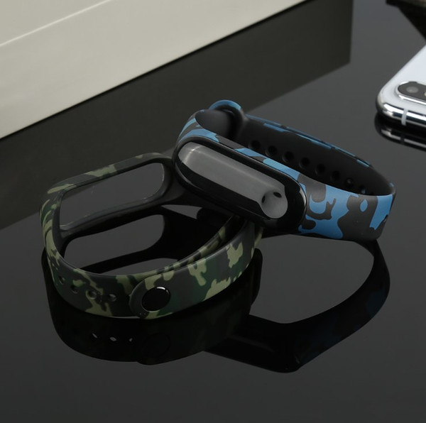 NEW Colorful Xiaomi Mi Band 3 Strap Silicone Rubber Camouflage Watch Strap Band Bracelet Replacement For Xiaomi Mi3 Mi Band 3