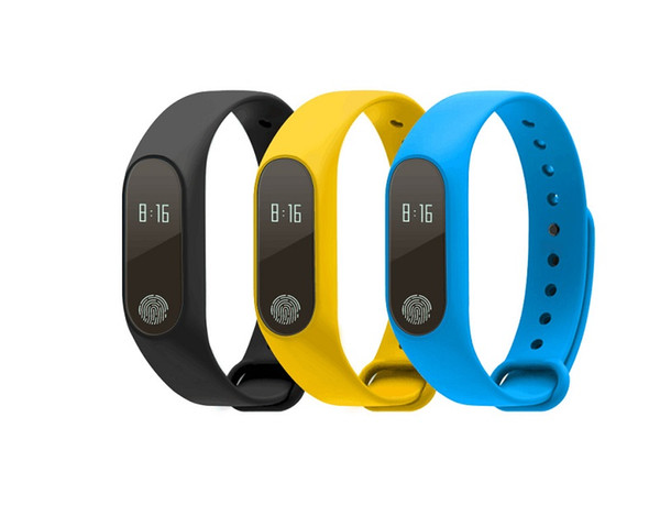 M2 Smart Wristband Movement Pedometer Worry Monitoring Smart Watch Sleep Monitoring Fitness Tracker SMS and Incoming Call Reminder Bluetooth