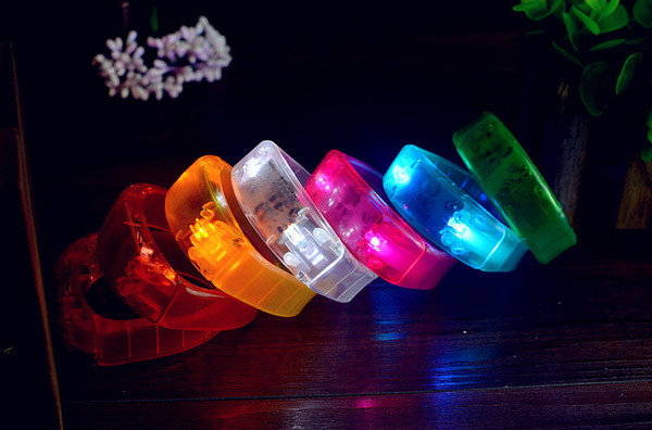 Music Activated Voice Control Shake Switch Control Illumination Music Bracelet Bar Nightclub Concert cheering electronic bracelet