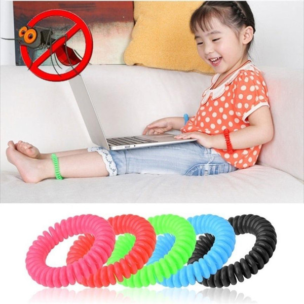 Anti Mosquito Insect Bugs Repellent killer Safe for baby Children Repeller Wrist Hair Band Bracelet Camping Outdoor New