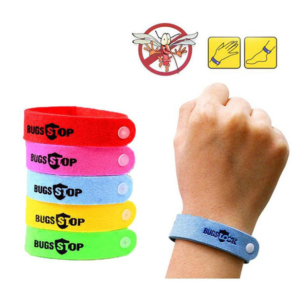 Mosquito Repellent Repellent Wrist Band Bracelet Insect Nets Bug Camping Safer Anti Mosquito Bracelet Outdoor Mosquito Killer Free DHL