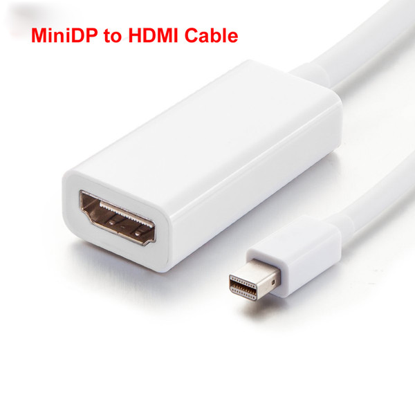 High Quality Thunderbolt Mini DisplayPort Display Port DP to HDMI Adapter Cable For Apple Mac Macbook Pro Air