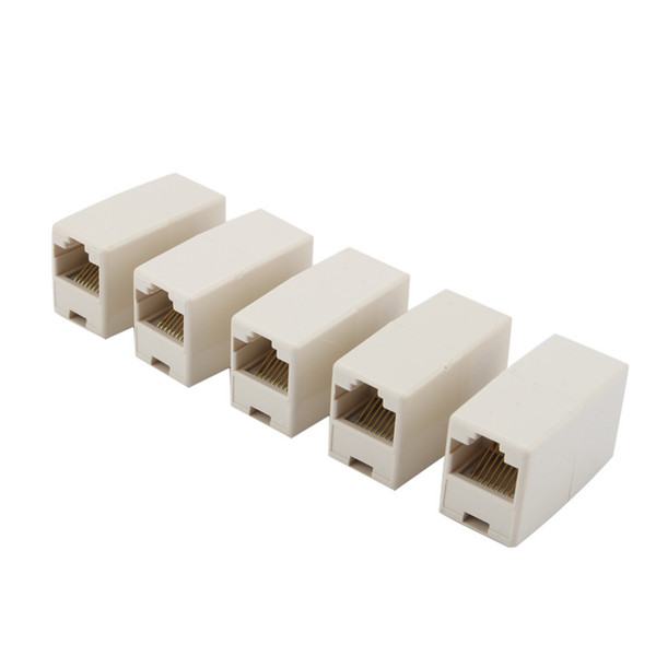 RJ45 CAT5 Coupler Plug Network LAN Cable Extender Joiner Connector Adapter